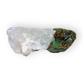 Allophane w - travertine Hydrous aluminum silicate madalena Scorro County New Mexico 2207.jpg